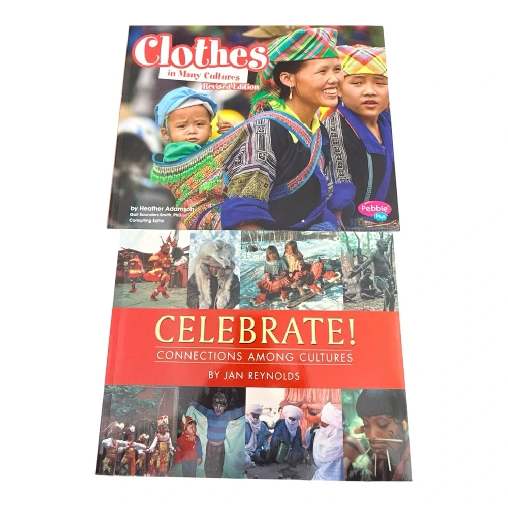 Celebrate Connections Among Cultures + Clothes in Many Cultures Kids Books